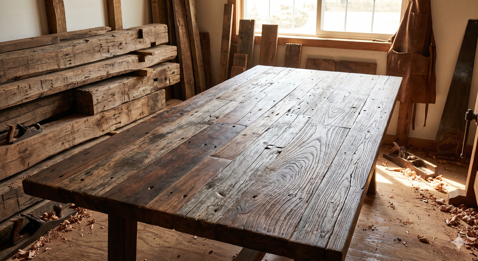 Reclaimed wood texture